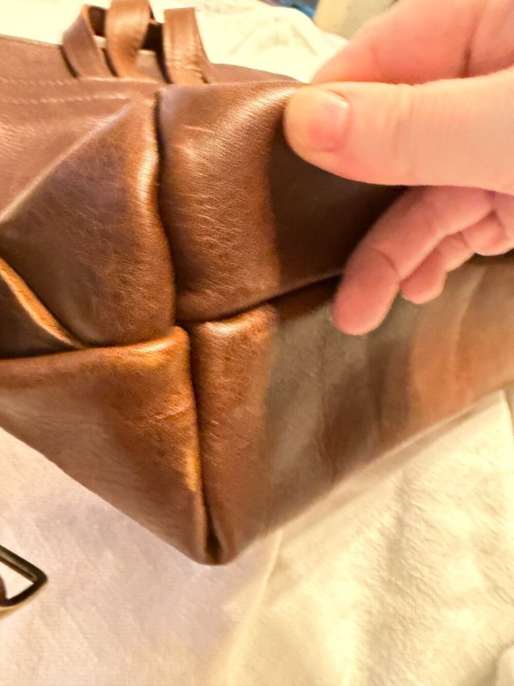 Portland Leather Goods Large Tote Backpack - Picture 5 of 9